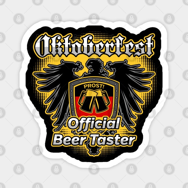 Oktoberfest Official Beer Taster Magnet by RadStar