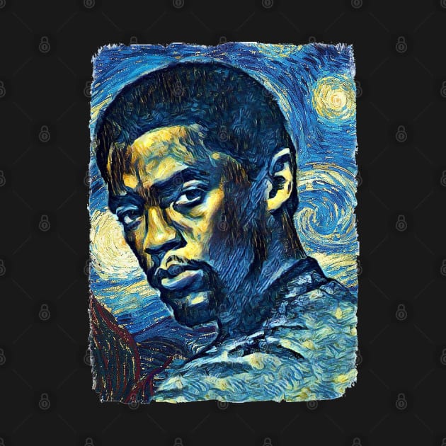 Black Panther Van Gogh Style by todos