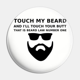 Beard Law Pin