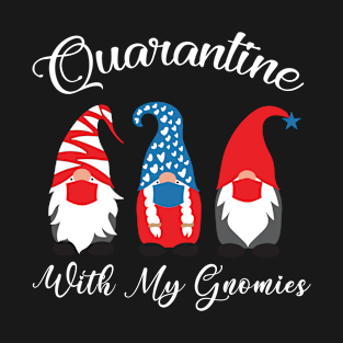 Quarantine With My Christmas Gnomies T-Shirt