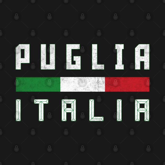 Puglia / Italian Region Typography Design by DankFutura