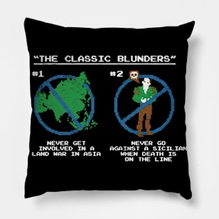 The Classic Blunders Pillow