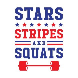 Stars, Stripes And Squats T-Shirt