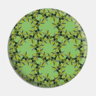 Olives branches pattern Pin