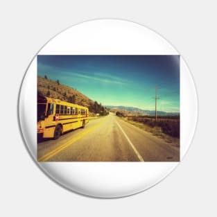 School Bus Crowsnest Highway Osoyoos Pin