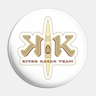 River Kayak Team Pin