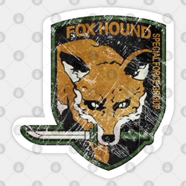 Vintage Fox Hound Insignia V01 - Metal Gear - Sticker