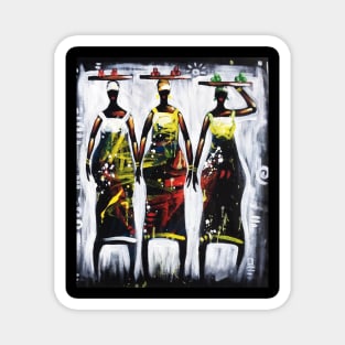 African Women Artwork, Black History Art Magnet