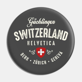 Switzerland Helvetica Bern Zurick Geneva Pin