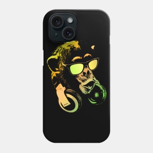 Monkey DJ Yellow Phone Case