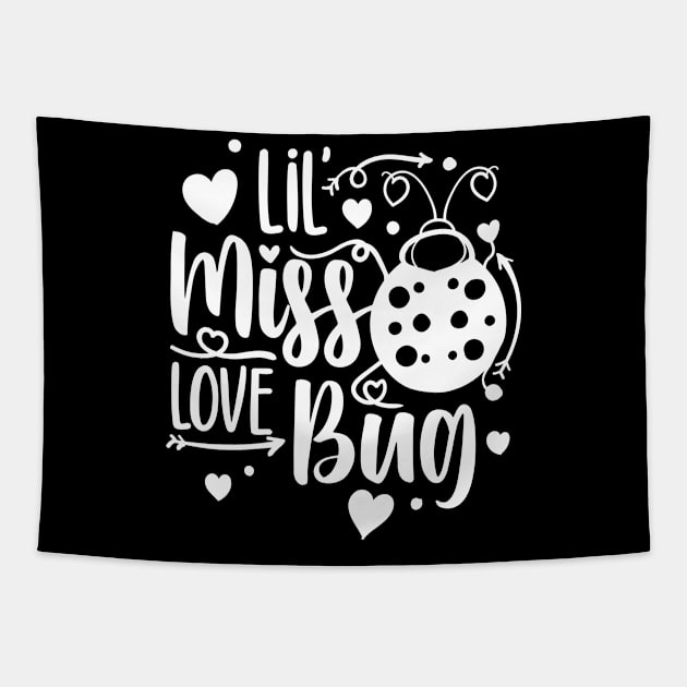 Lil Miss Love Bug Tapestry by TheBlendedRack