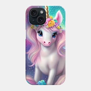 Fantasy Cute Kawaii Baby Unicorn Phone Case