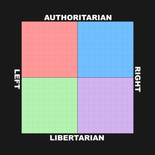 Political Alignment Compass Chart T-Shirt