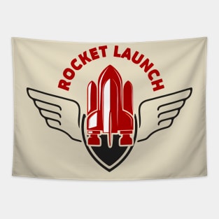 Rocket Launch Tapestry