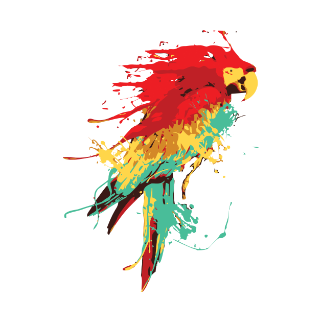 Splash The Parrot by NakedMonkey