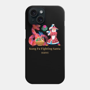 Kung Fu Fighting Santa Phone Case