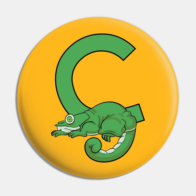 C is for Chameleon Pin by futiledesigncompany