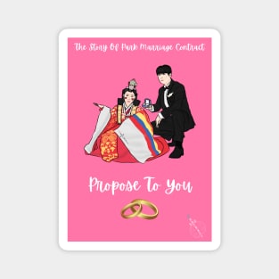 The Story Of Park Marriage Contract Propose Day Special Magnet