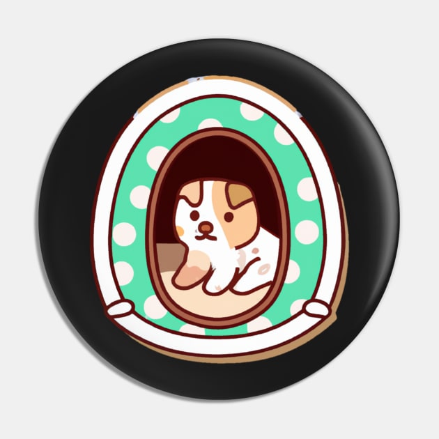 Dog in The Egg Pin by Zachariya420