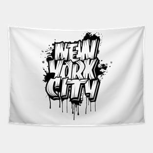 NYC Graffiti Design Tapestry