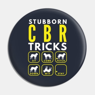 Stubborn CBR Tricks - Dog Training Pin