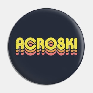 Retro Acroski Pin