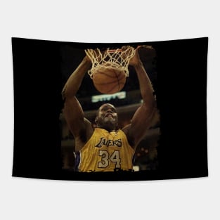 Shaq Dunking Tapestry