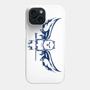 Small Blue Owl Phone Case