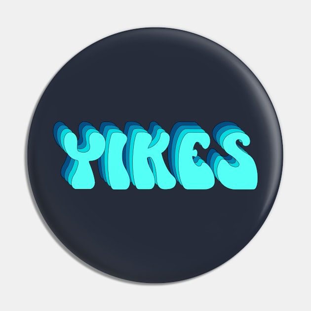 YIKES Retro Pin by groovypopart