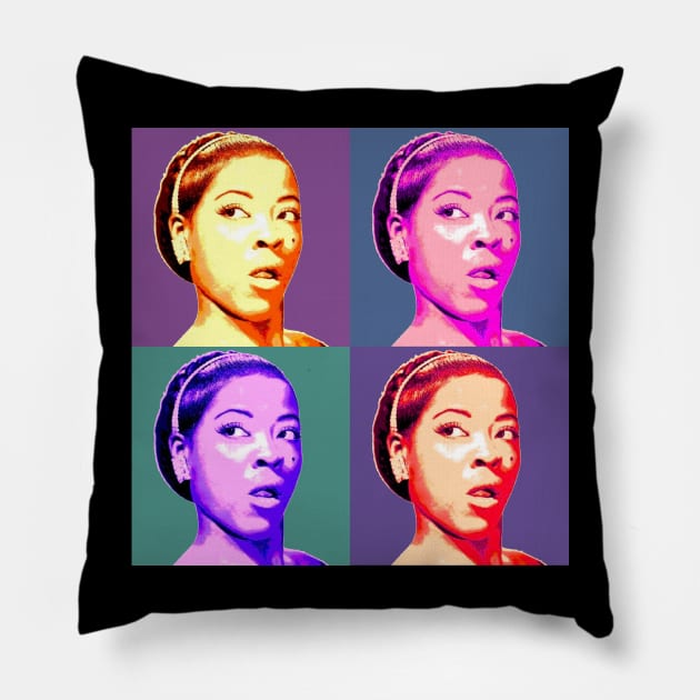 LaVern Serenade Timeless Tunes, Classic Threads – Singer T-Shirts for Your Soulful Style Statement Pillow by Insect Exoskeleton