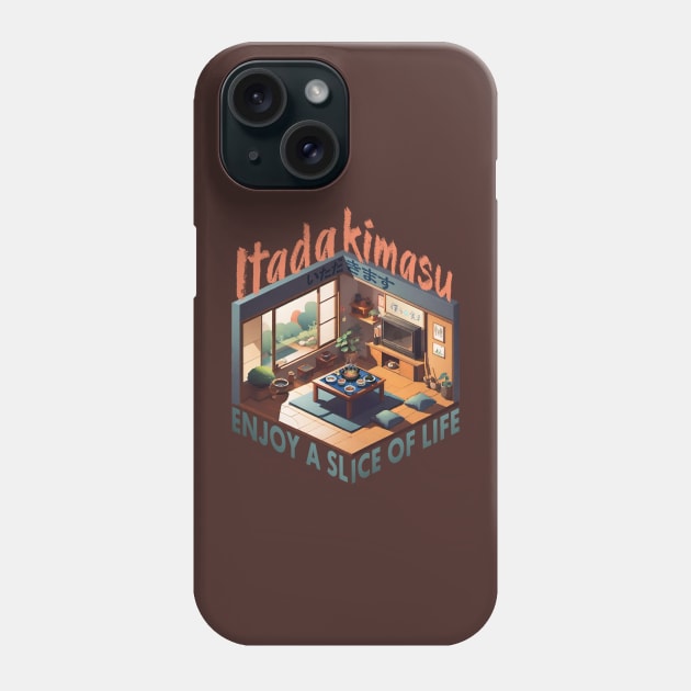 Enjoy a Slice of Life Phone Case by globalrainbowengineers 