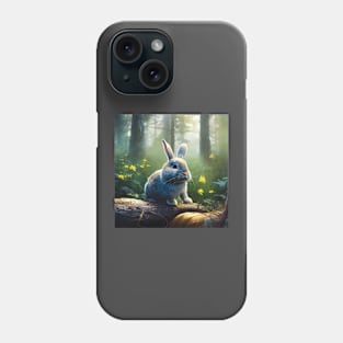 Cute Bunny Rabbit in Woodland Phone Case