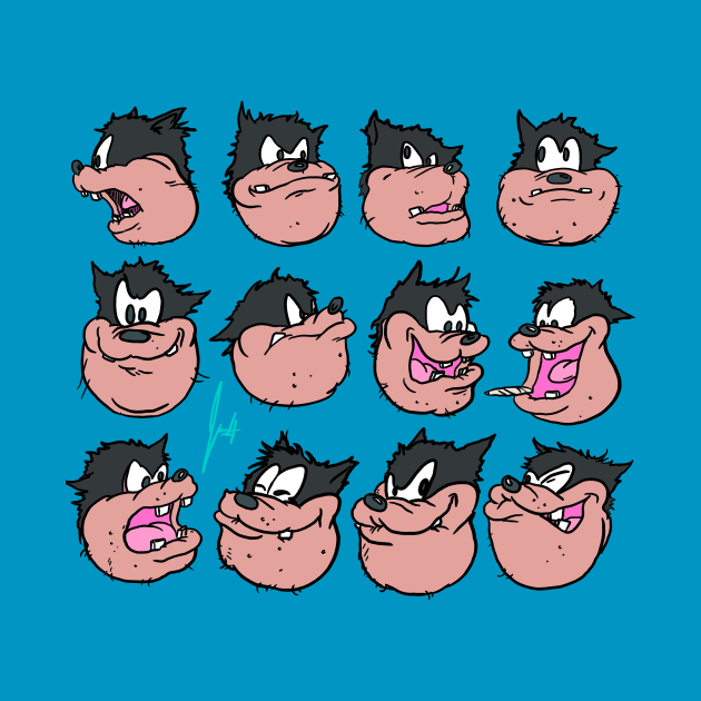 Goofin Pete Faces by liamdill89