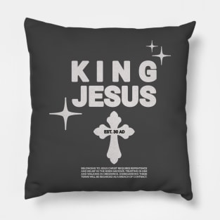 King Jesus - Est. 30AD Pillow