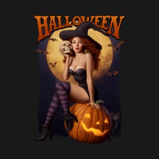 Pin-up Witch T-Shirt