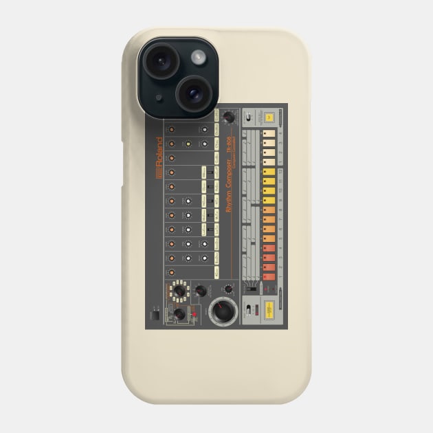 Roland TR-808 Rhythm Composer Phone Case by RetroFitted