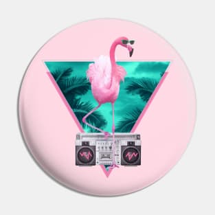 Miami Flamingo Pin