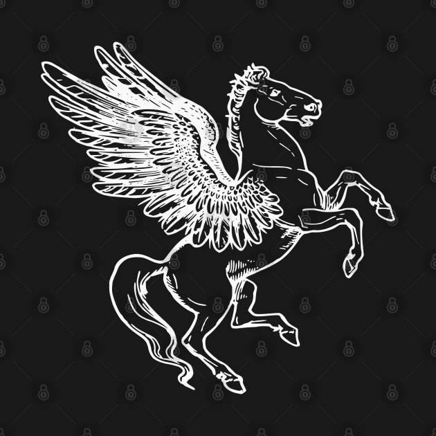 Medieval Heraldic Pegasus by Vintage Boutique