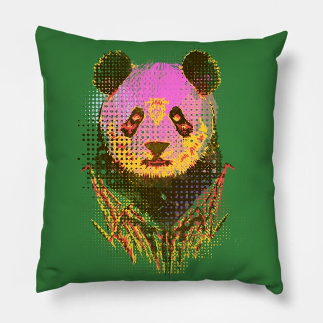 Dandy panda Pillow by barmalisiRTB