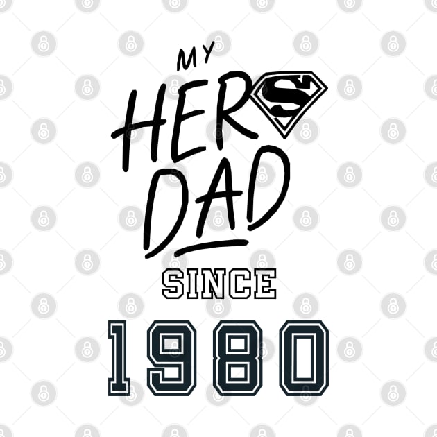 My Hero Dad 1980 by DavidBriotArt