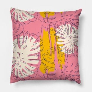 Abstract Seamless and Colorful Pattern Pillow