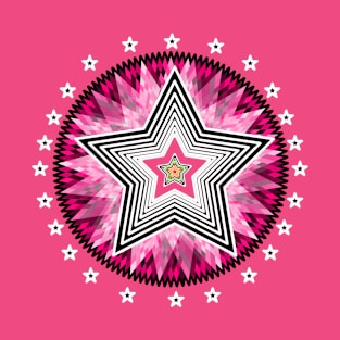 Radial star 8 T-Shirt