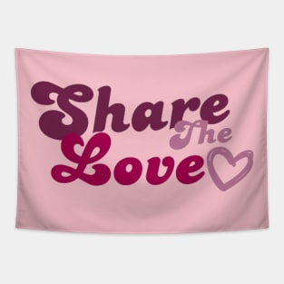 Share The Love Valentine Tapestry