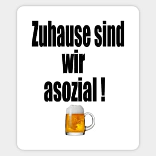 Bier Spruch Stickers for Sale