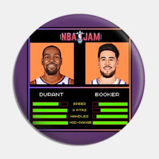 Durant & Booker - NBA Jam Edition Pin