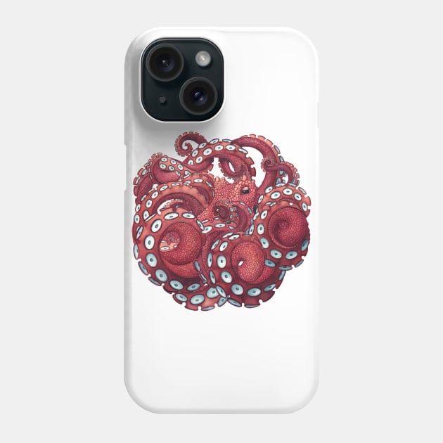 Octopus Phone Case by JadaFitch