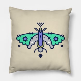 Abstract butterfly illustration Pillow