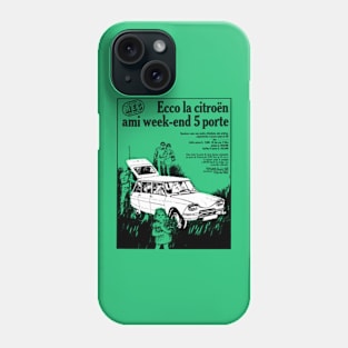 1960s AMI WEEK-END - advert Phone Case