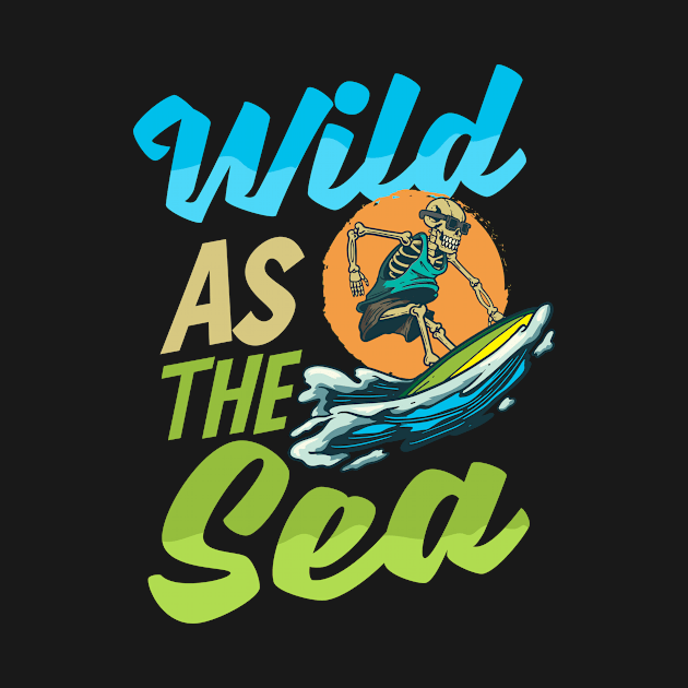 Surfer Shirt | Wild As The Sea by Gawkclothing