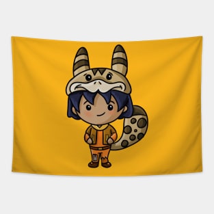 Cute Rebels: Loth-cat Kid Tapestry